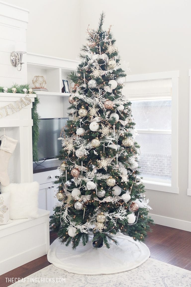 White & Gold Michaels Makers Dream Tree - The Crafting Chicks