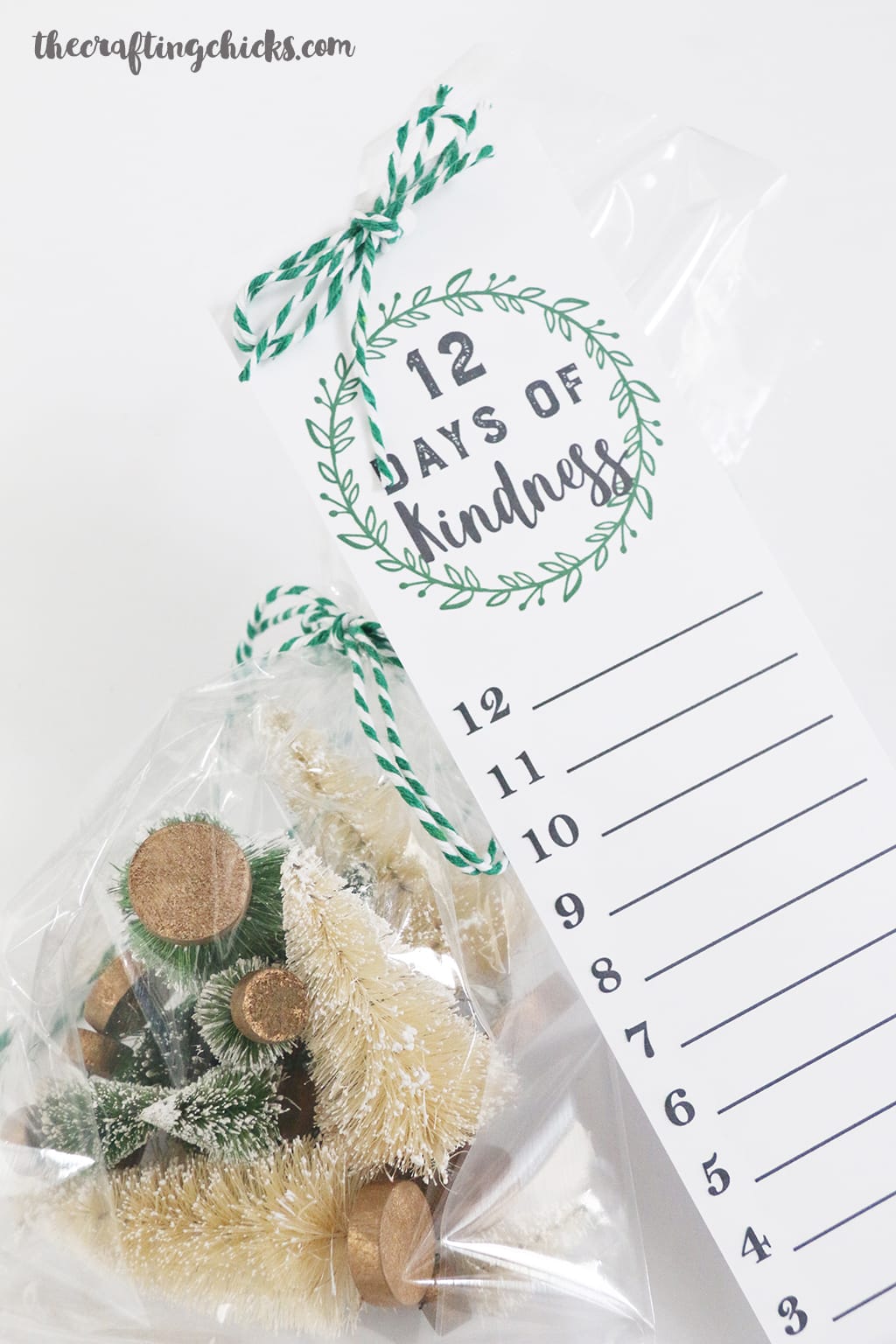 12 Days of Kindness Printable - A Christmas Countdown - A fun way to add family service to your Christmas celebration!