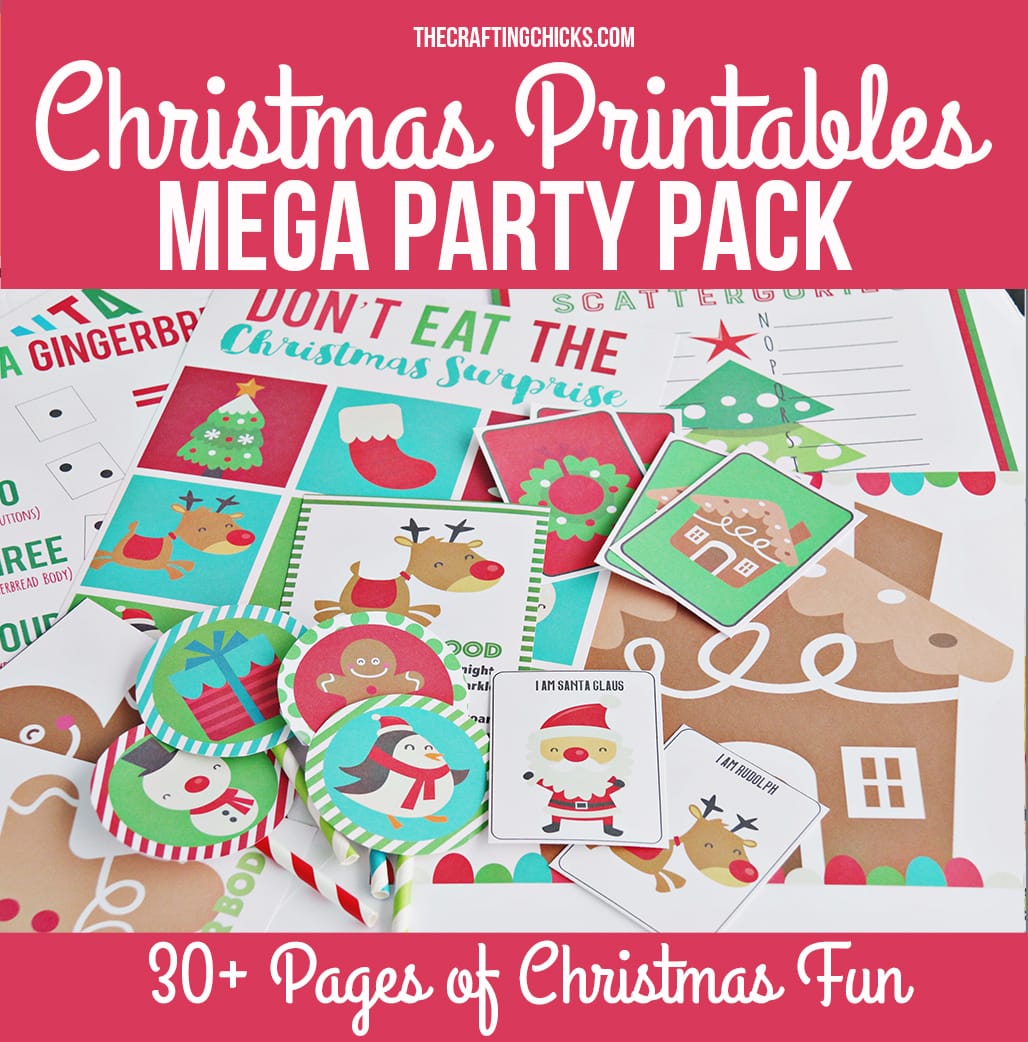 Christmas Printable Mega Pack is the best way to bring in the Christmas Spirit and keep the kids busy during Christmas break. This pack has it all.