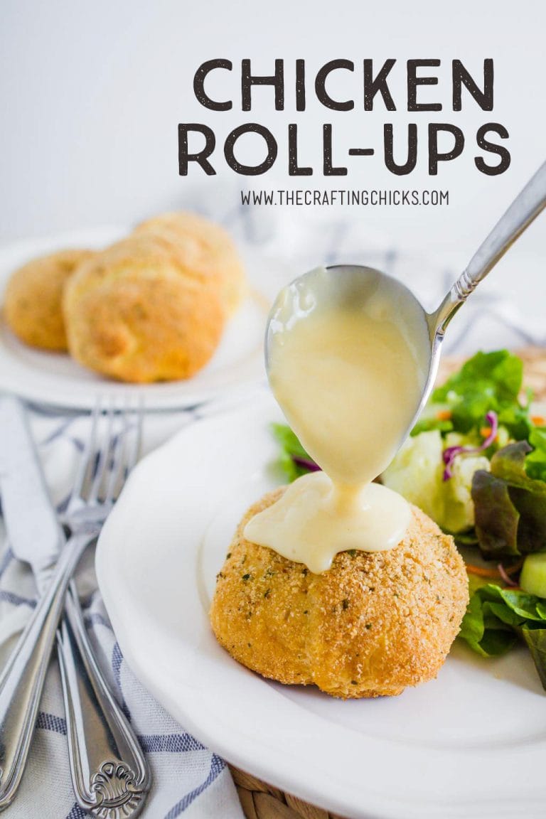 Chicken Roll-Ups - The Crafting Chicks