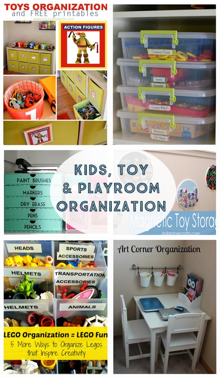 Kids, Toys and Playroom Organization