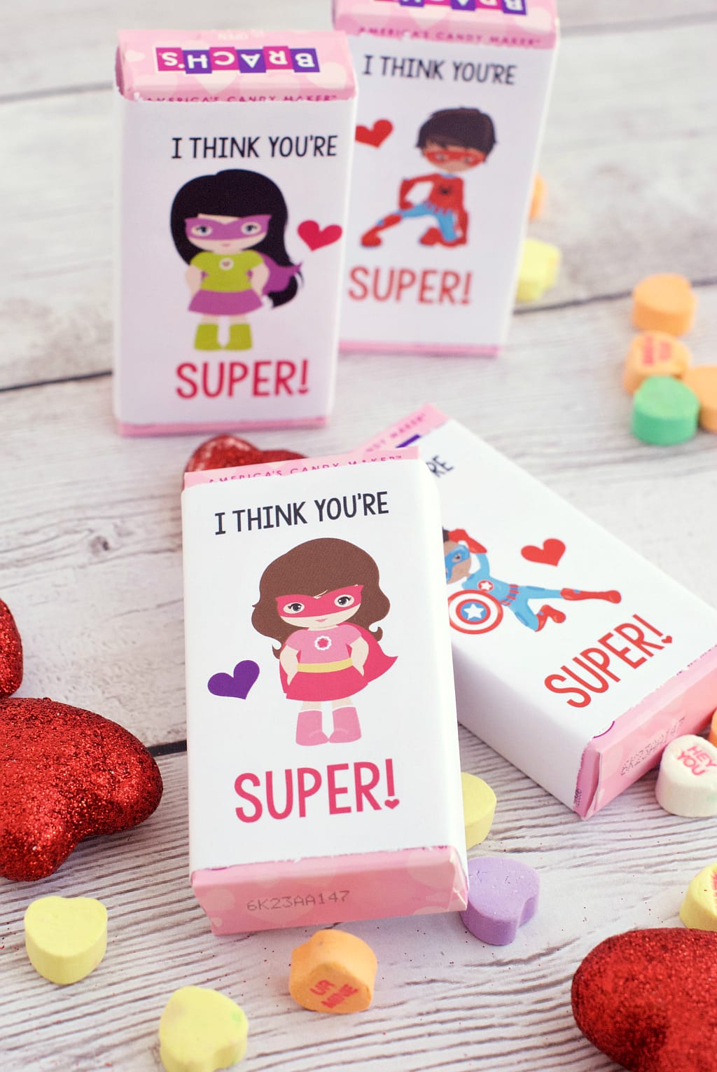 Printable Superhero Valentines for kids are an easy and fun Valentine's Day idea for boys and girls. Everyone will love them.