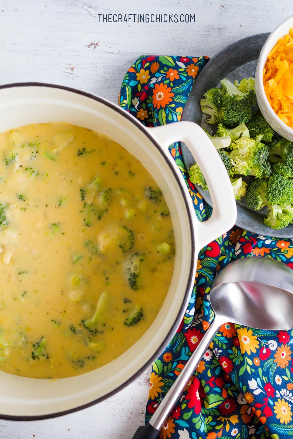 Broccoli Cheese Chowder Recipe - You only need a few ingredients and just 3o minutes!
