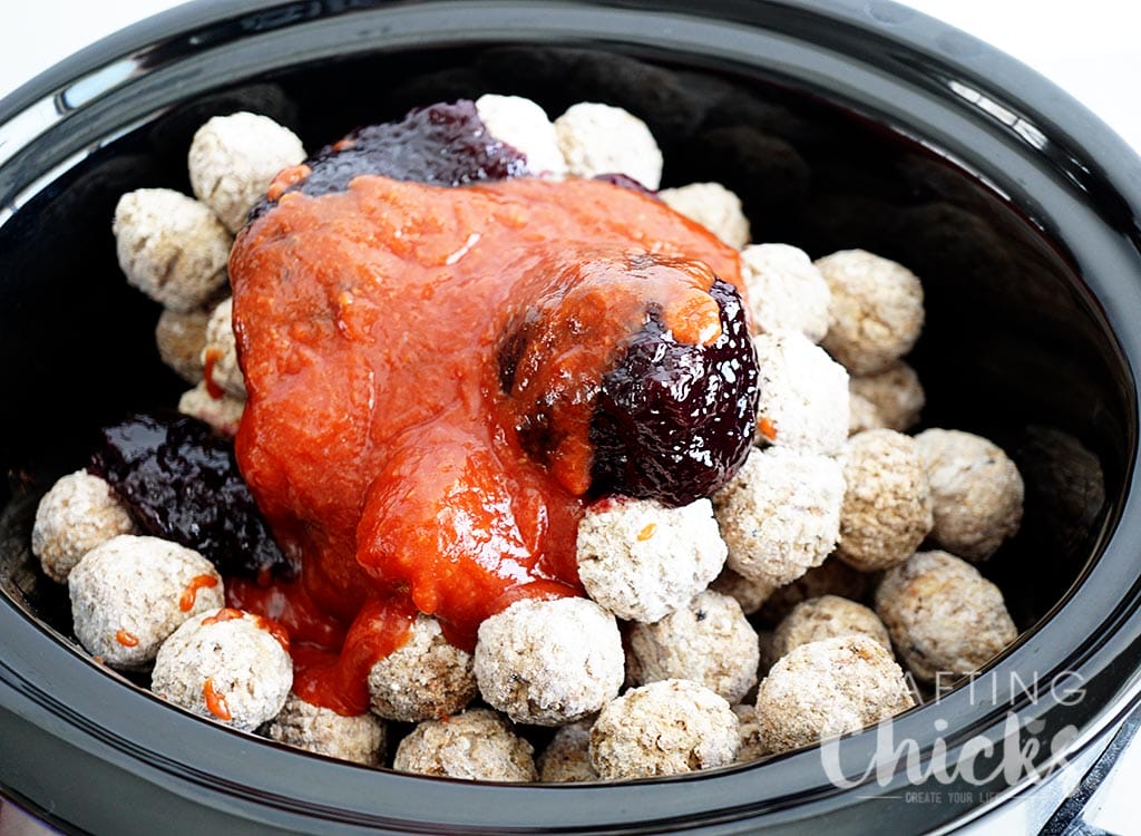 Grape Jelly and Cocktail Sauce Meatball Recipe