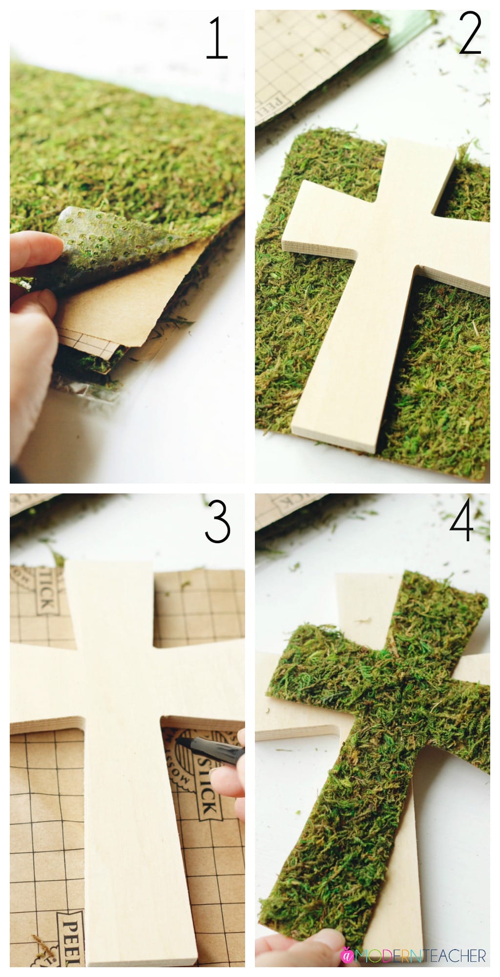 DIY Easter Cross is the perfect addition to your spring home decor and Easter Brunch. A simple spring project you can complete in no time.