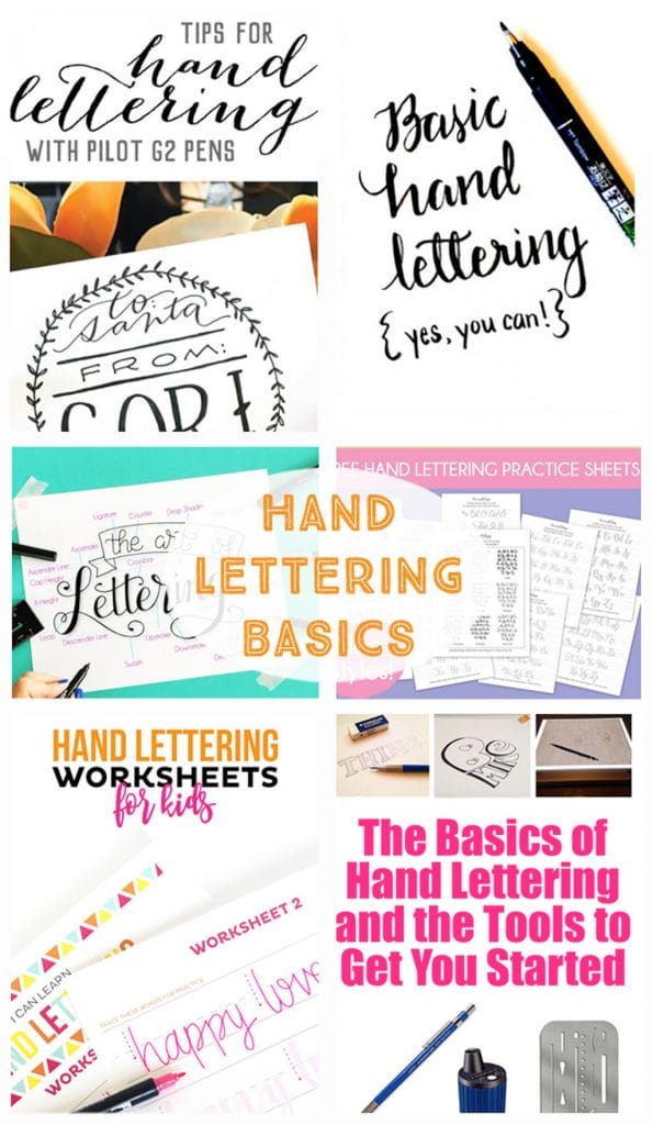 Hand Lettering Tutorials, Tips, Tricks, Tools and Printables