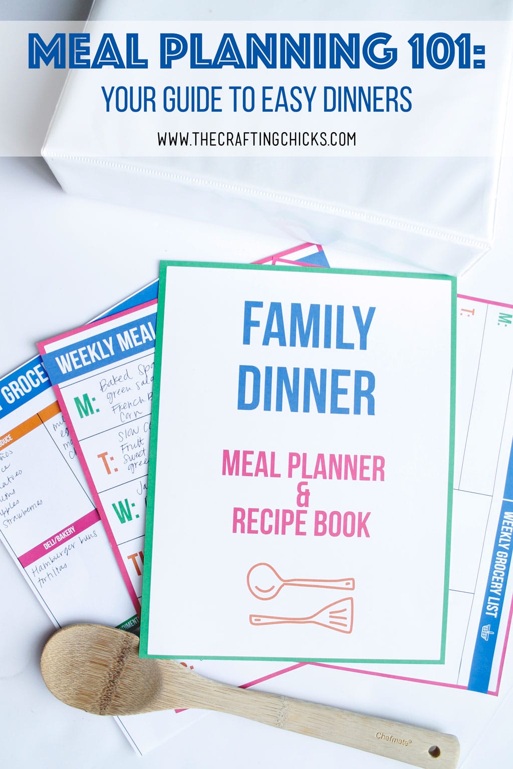 Meal Planning 101! We've got tips and ideas that will take your dinner time from stressful to done. Free printables included.