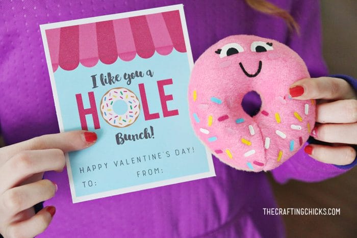 Donut Valentine Printables - The Crafting Chicks