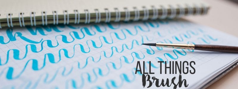 All Things Brush and Hand Lettering - Getting started with Hand Lettering - The best Supplies, Pens, Books, Stencils and Sets