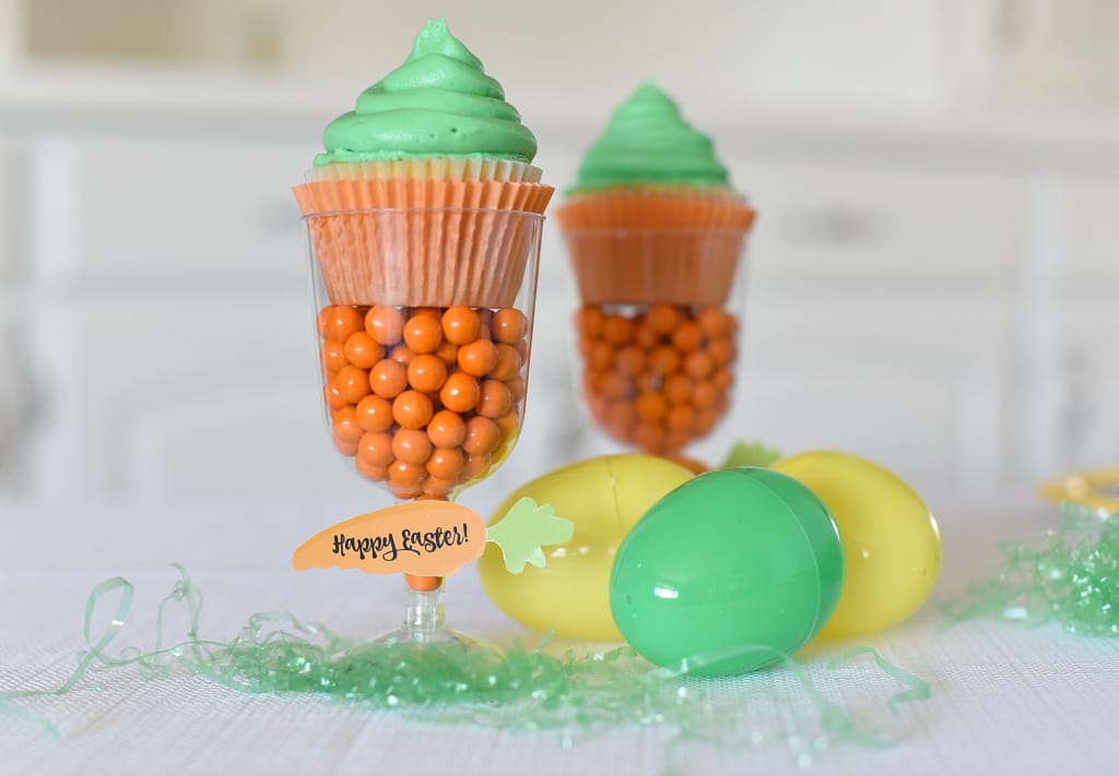 Carrot Cupcakes for Easter