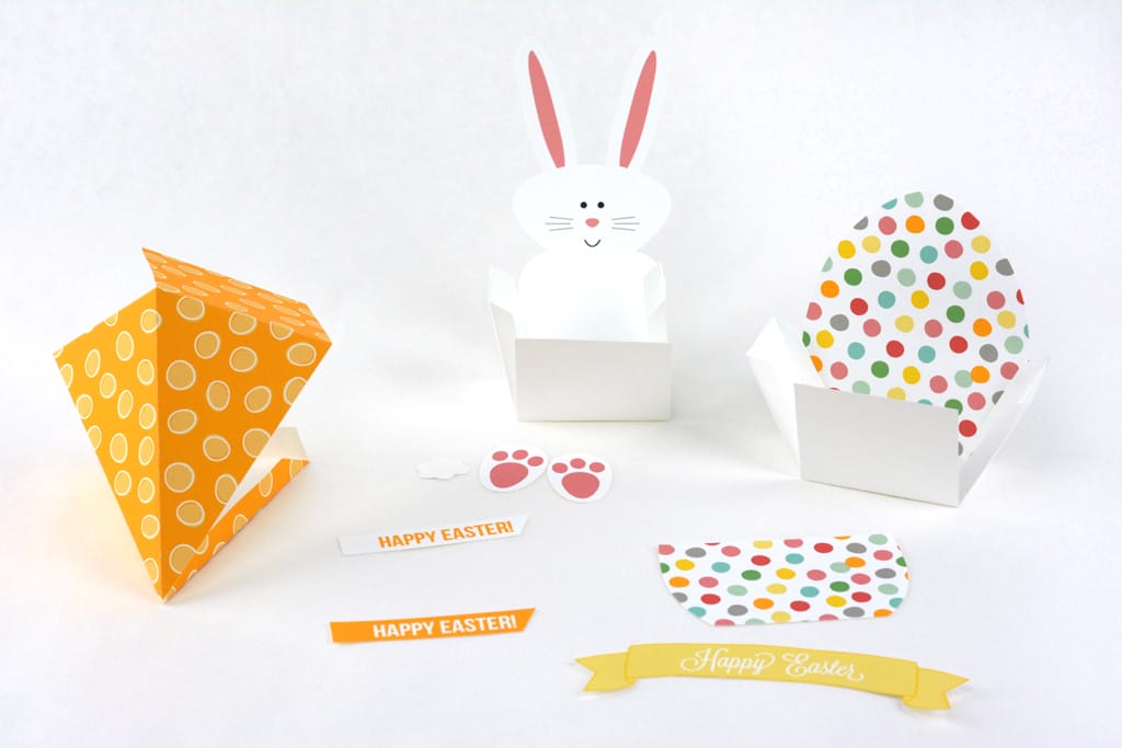 easter treat boxes folded