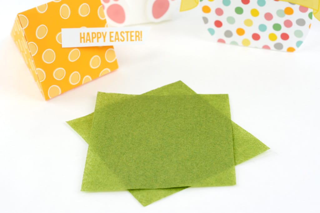 Easter Treat Box Printables tissue paper