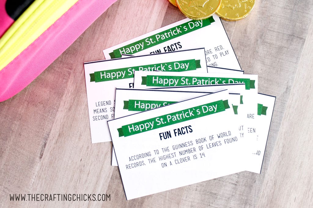 St. Patrick's Day Lunchbox Fun Facts