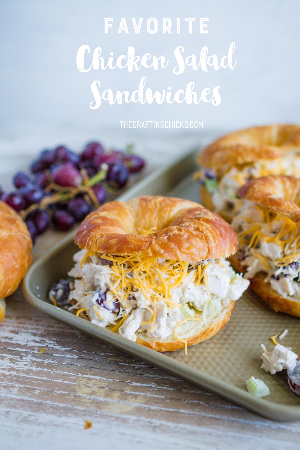 Favorite Chicken Salad Sandwiches. This recipe will become a family favorite.