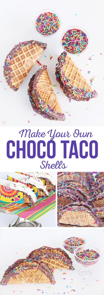 Make Your Own Choco Taco Shells