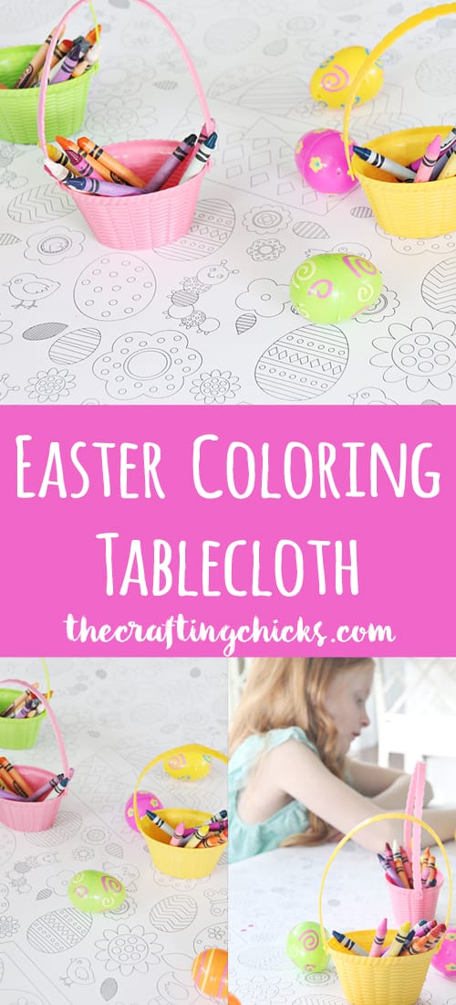 Easter Coloring Tablecloth - Make your Easter dinner lots of fun for the kids with our Easter Coloring Tablecloth. This will be a hit with everyone in your home.
