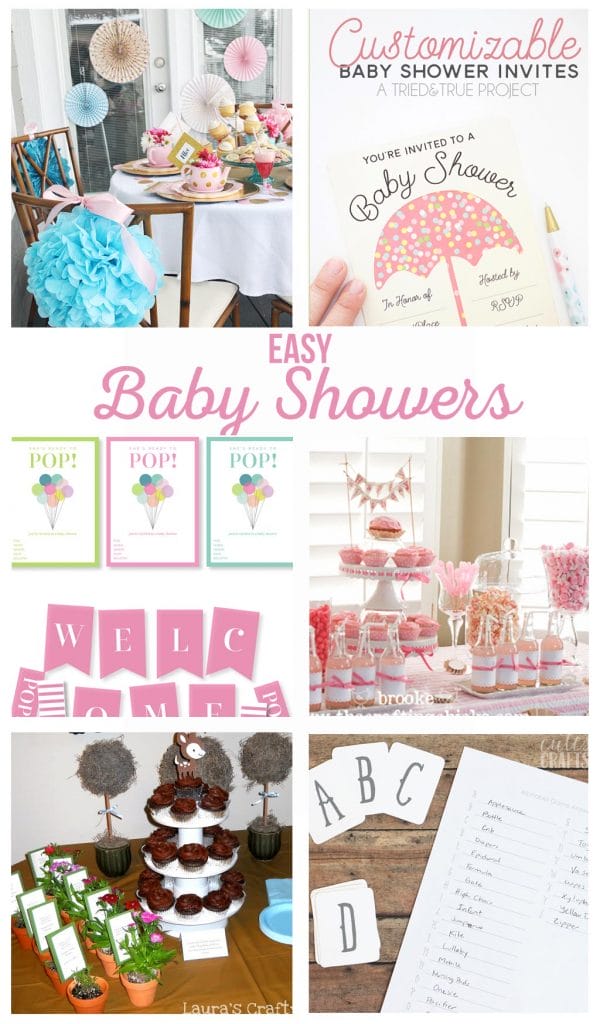 Easy Baby Shower Ideas - The Crafting Chicks