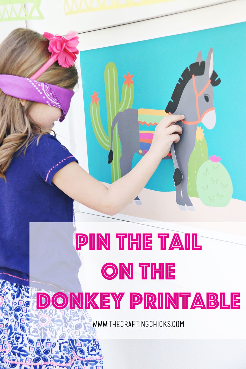 Pin The Tail on the Donkey perfect for a Cinco de Mayo Party