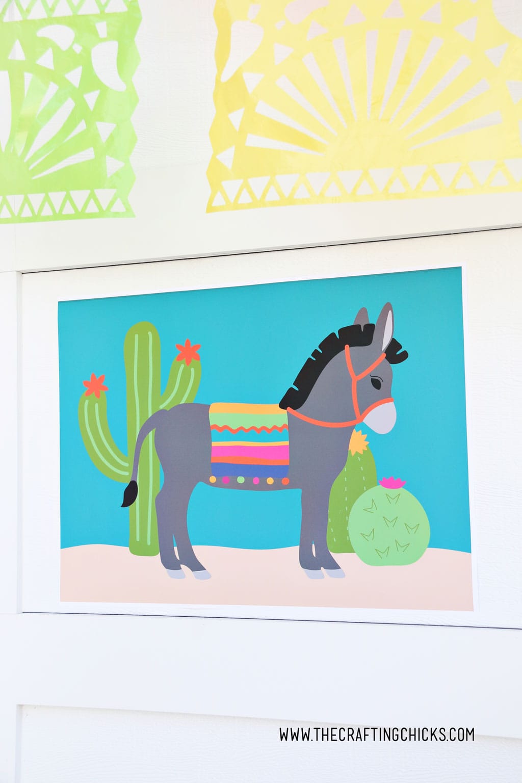 Pin the tail on the donkey game for a party