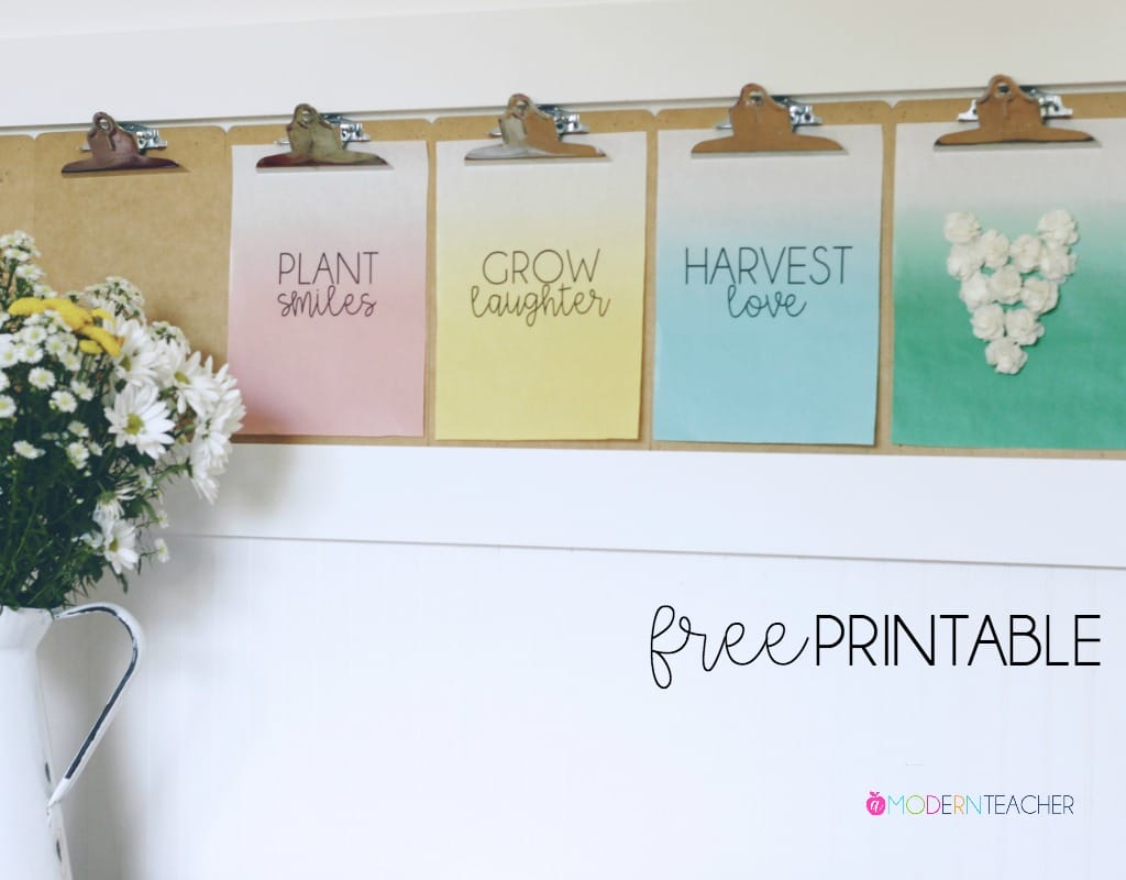 Add a little touch of nature inside with this free printable; spruce up your gallery wall for year round inspiration! Simple sayings that inspire.