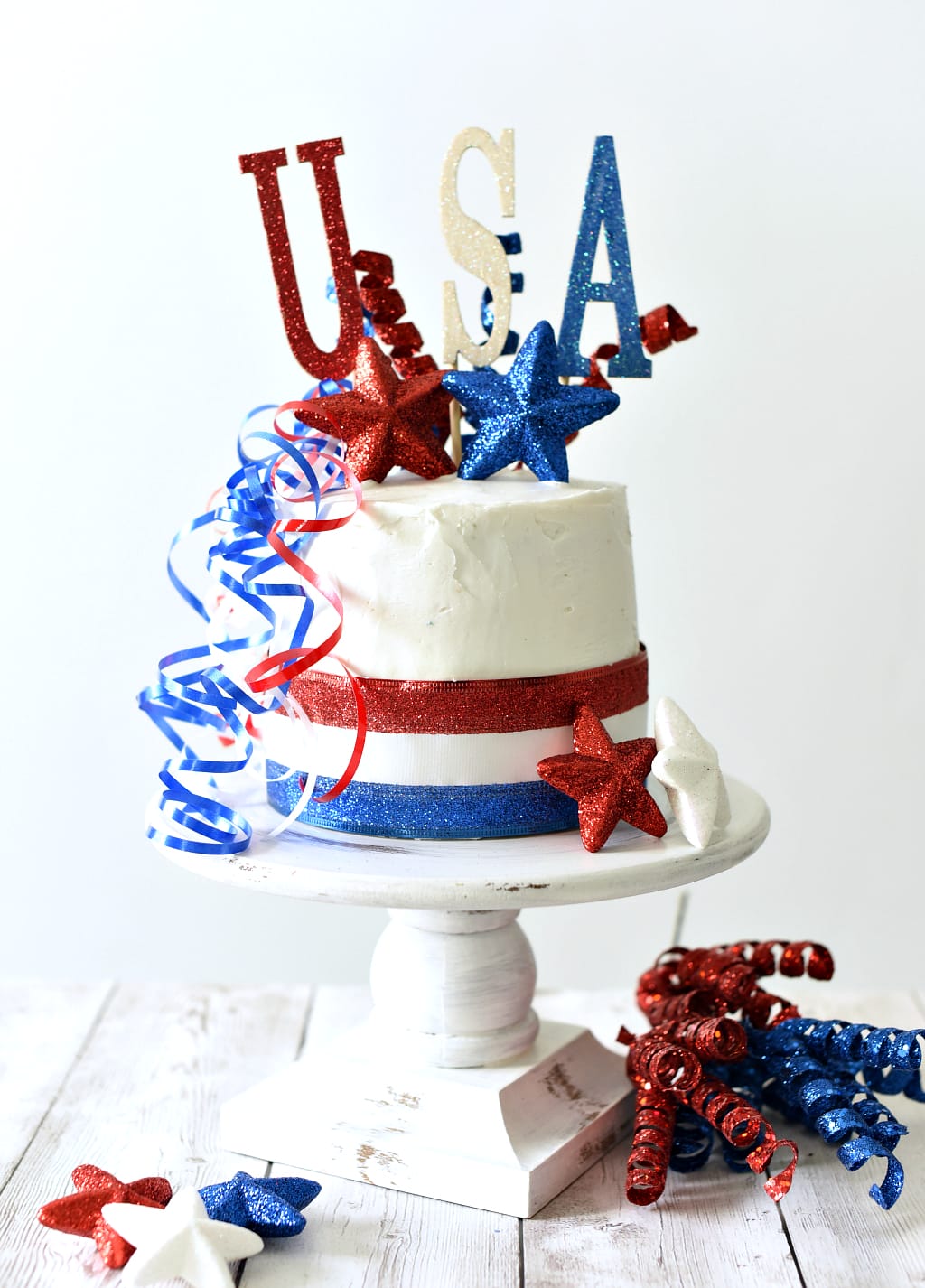 Patriotic Cake for the 4th of July