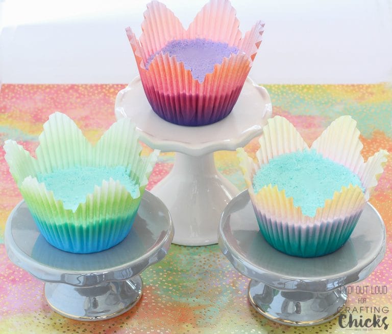 DIY Bath Bomb Cupcakes Gift Idea