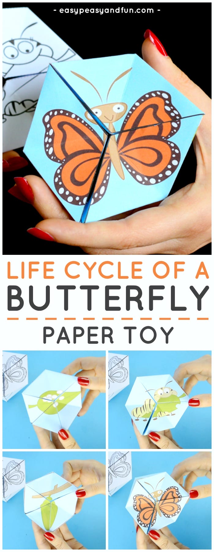 Butterfly Kids Crafts and Activities | DIY bug crafts to make with your kids. Butterfly activities and snacks that are perfect for parties or play!