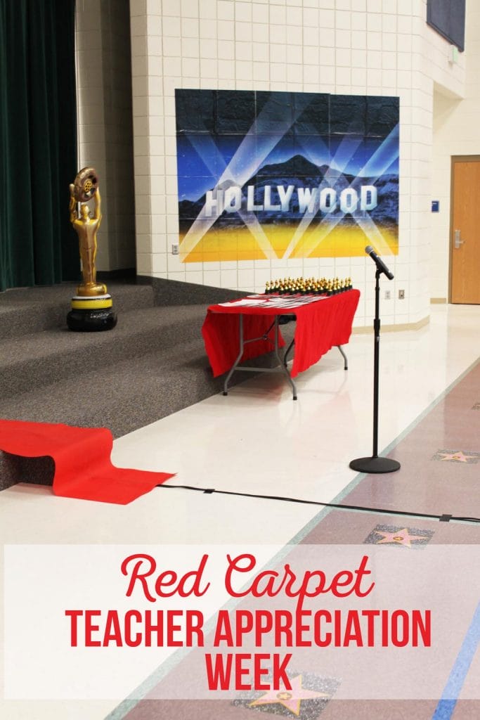 Red Carpet Teacher Appreciation Week - The Crafting Chicks