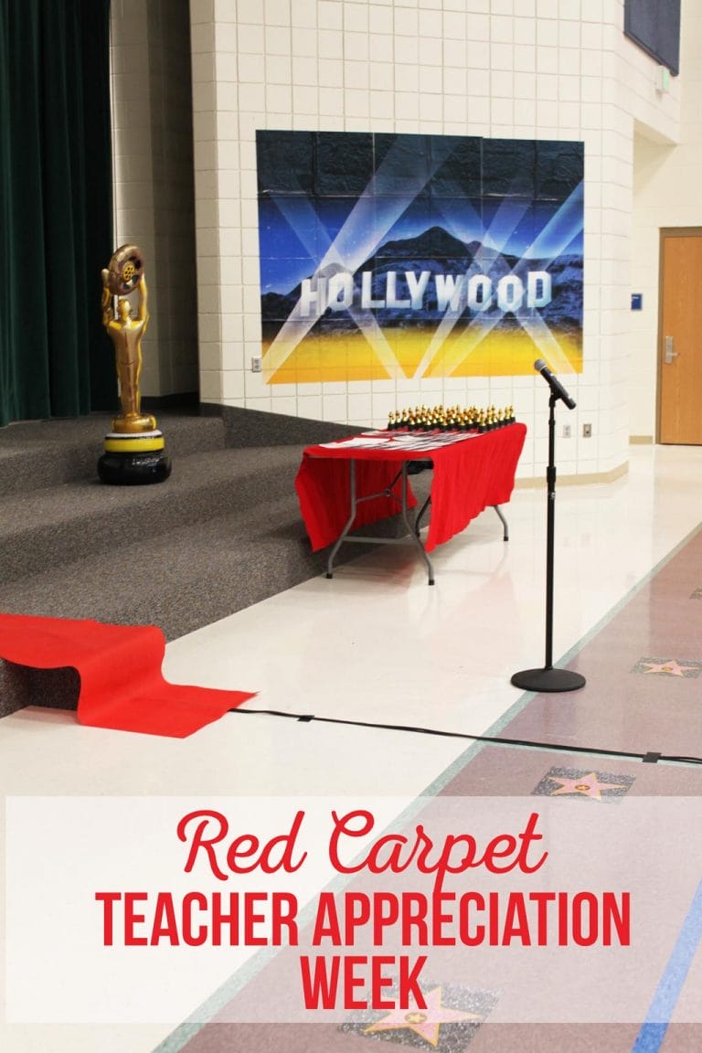 Red Carpet Teacher Appreciation Week