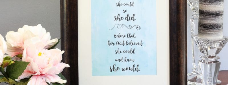Father's Day printable art - such a heartfelt and special gift!