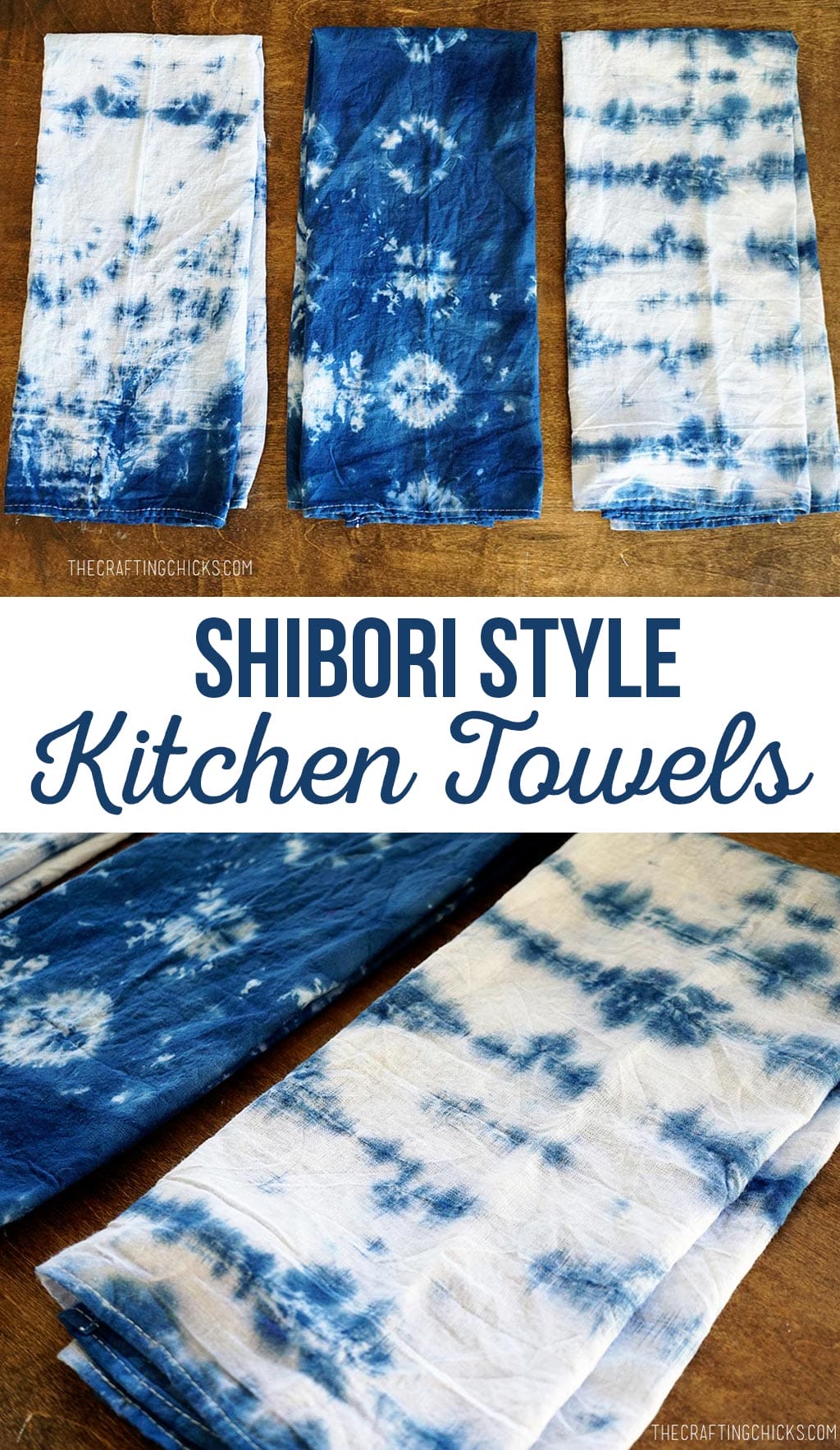 Shibori Style Towels