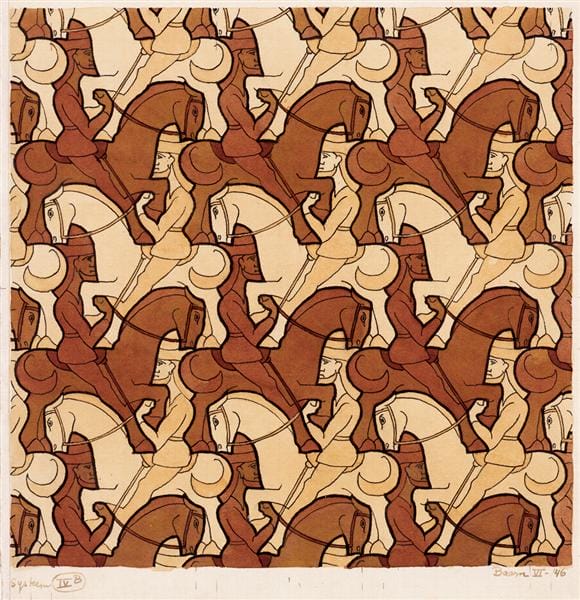 This Escher Inspired Tessellation Art for Kids will keep kids busy for hours! Tessellation art is the perfect mix of art and math, and is inspired by Escher, an amazing artist!