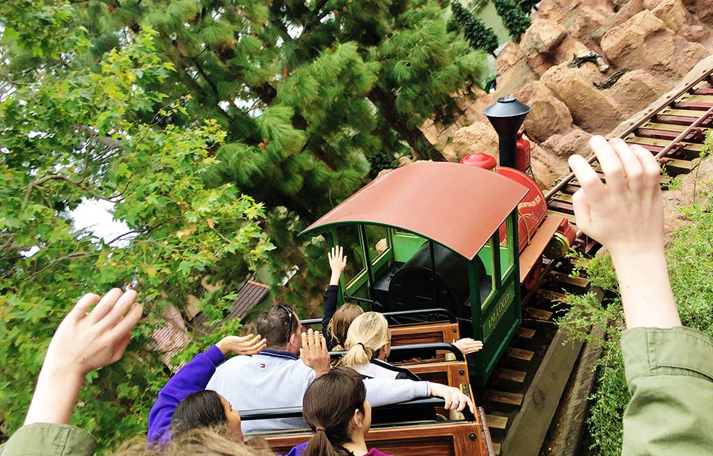 Big Thunder Mountain Railroad at Disneyland during summer | Find out how to beat the heat at Disneyland during summer. Learn about the best rides, treats and tricks for staying cool on a hot day.