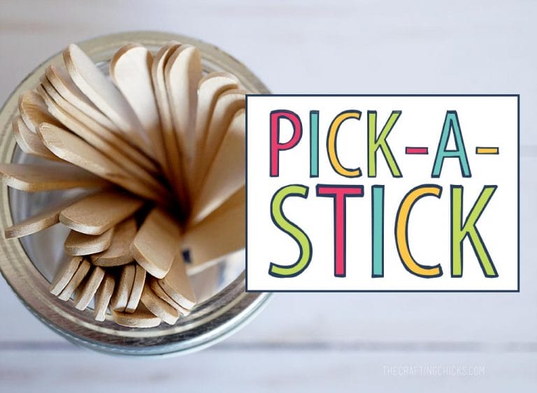 Pick-A-Stick Chore Jar