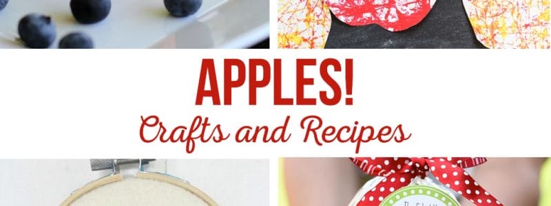 Apple Crafts and Recipes | Kids will love these simple apple activities. Add a printable tag to these fun apple gift ideas. Enjoy yummy apple recipes!
