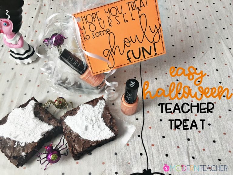 Halloween Gift for Teachers (Plus Free Gift Tag!)