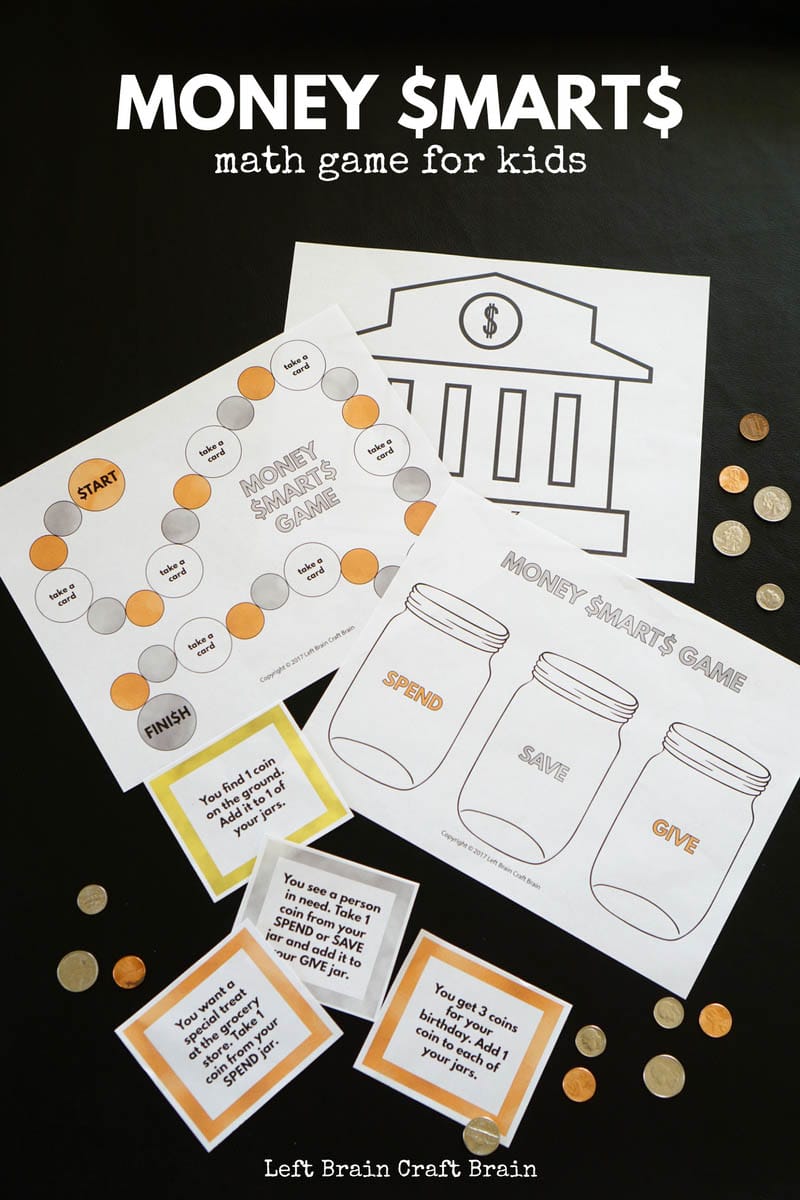 Teaching Kids About Money | Help your children learn about money management with these helpful printables, games and ideas