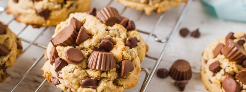 Peanut Butter Cup Chocolate Chunk Cookies