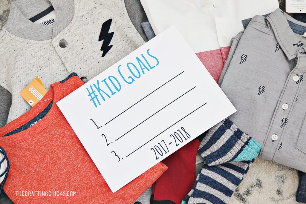 back to school goals for the new school year, printable kid goal sheet for a new school year