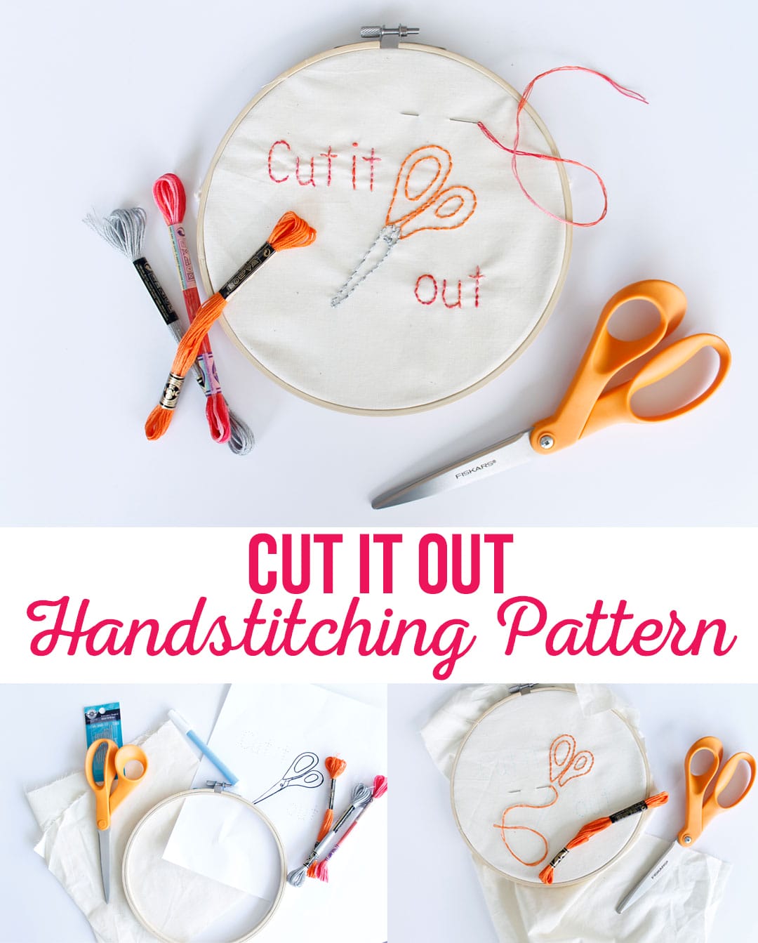 Cut it Out Handstitching Pattern
