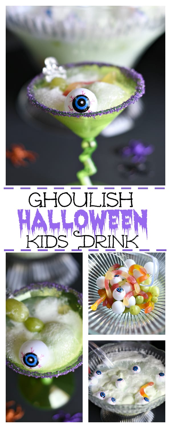 Ghoulish Halloween Kid's Drink | Here's a fun Halloween drink for your next Halloween party! 
