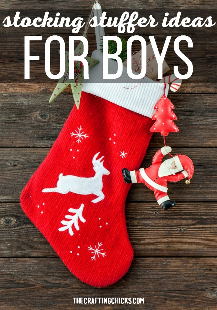 We have a great list of Stocking Stuffer Ideas for Boys. Any boy would be happy to find these in their stockings Christmas morning. #stockingstufferideas #giftsforboys