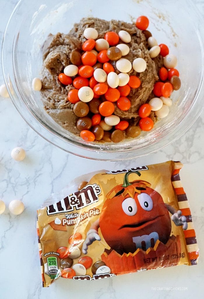 Pumpkin Pie M&M Cookie Recipe