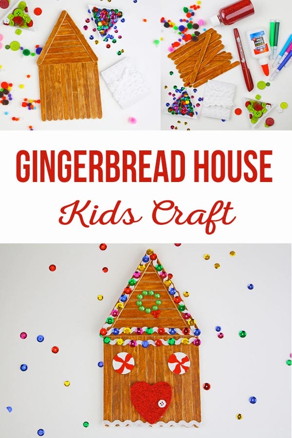GIngerbread House Kids Craft