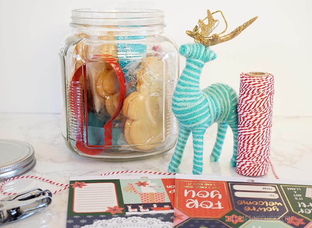 Packaged Cookie Gift Jar Idea