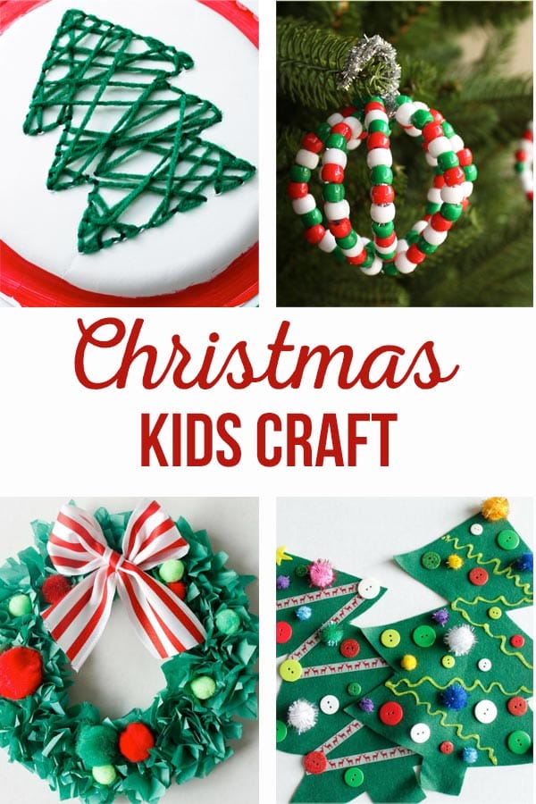 DIY Christmas Kids Crafts | Christmas activities and crafts for kids. Simple kids crafts for play dates and class parties. #christmascrafts #kidscrafts