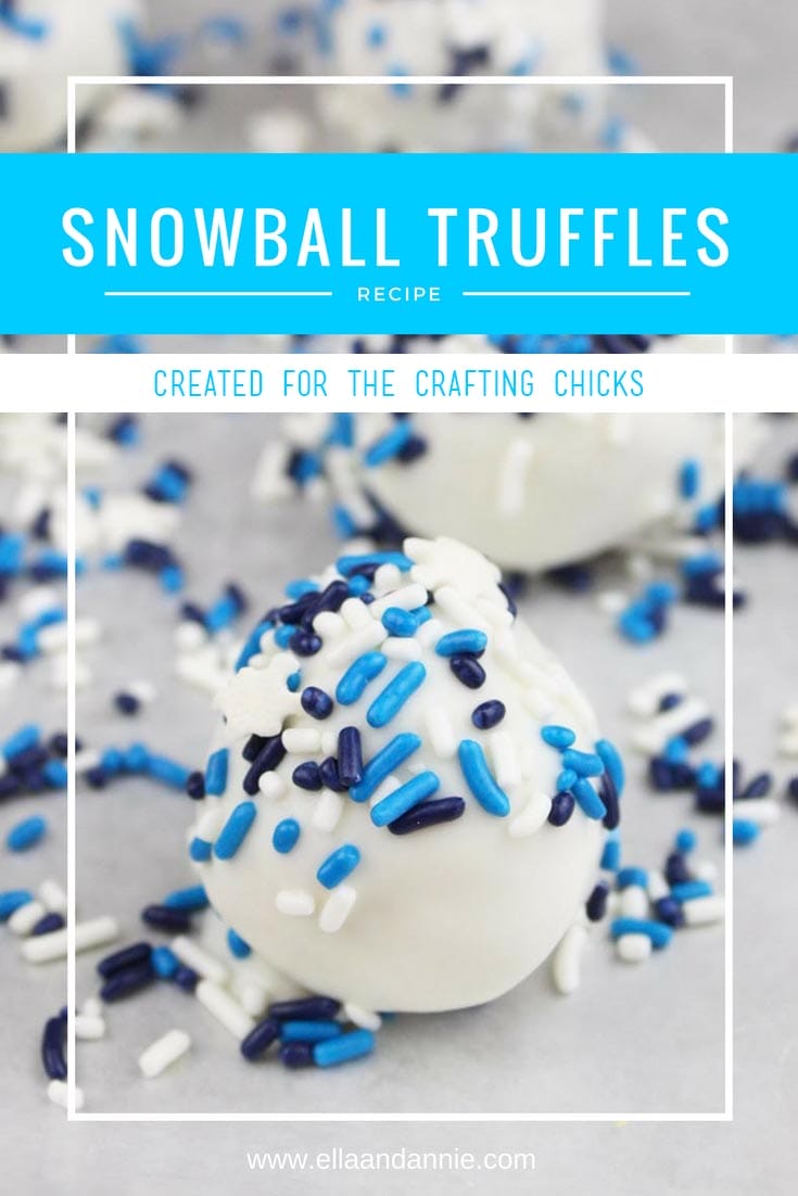 Sugar Cookie Snowball Truffles | Sugar cookie snowball truffles are the best last minute holiday treats for family and friends. Soft center with a delicious hard chocolate shell.