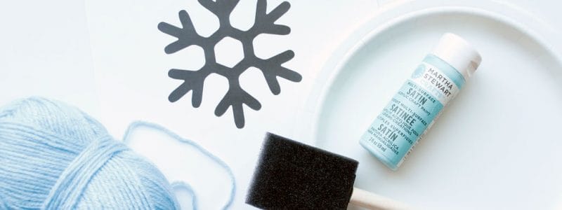 Snowflake Paper Plate Kids' Craft