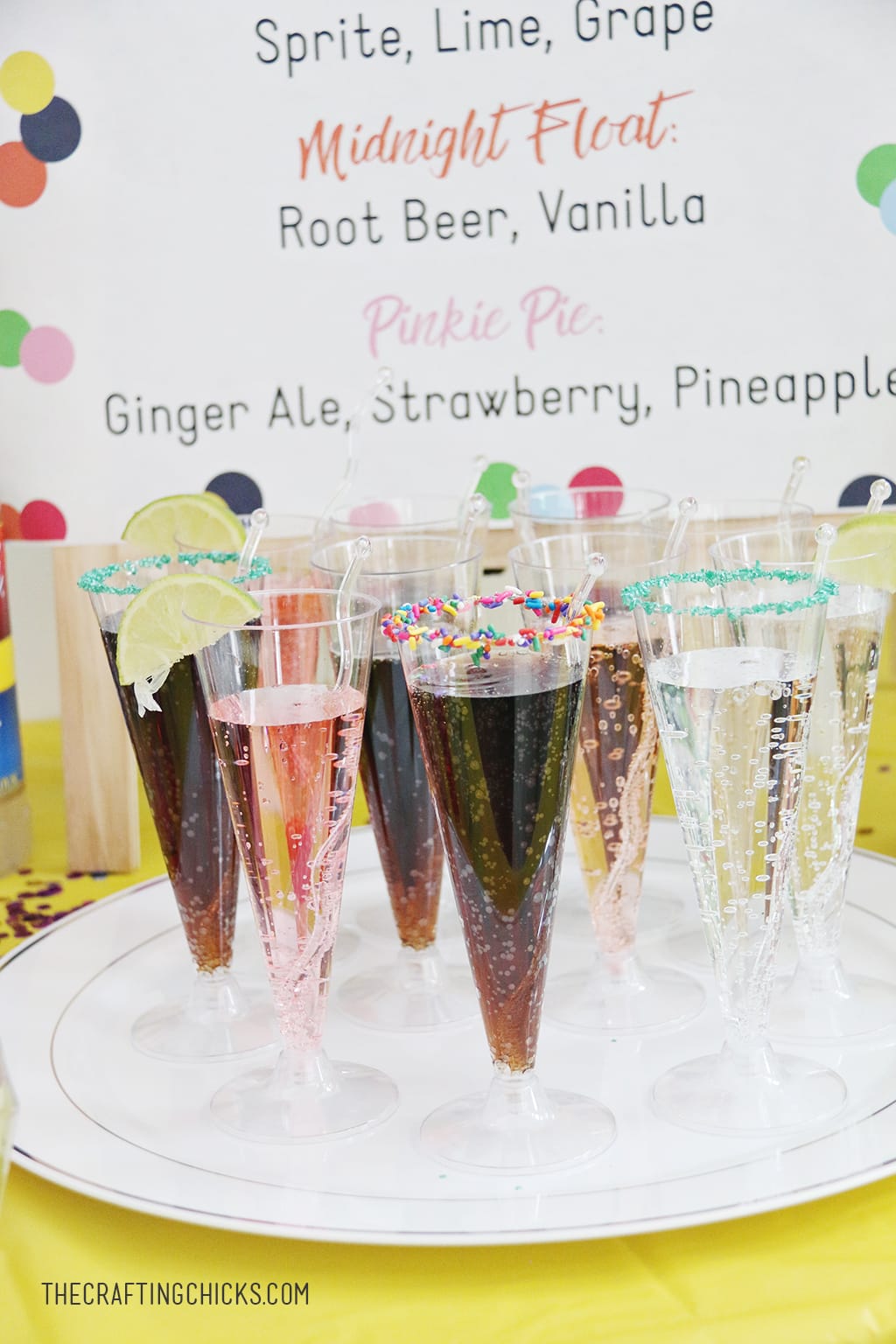 Kids' Mocktail drinks for New Year's Eve