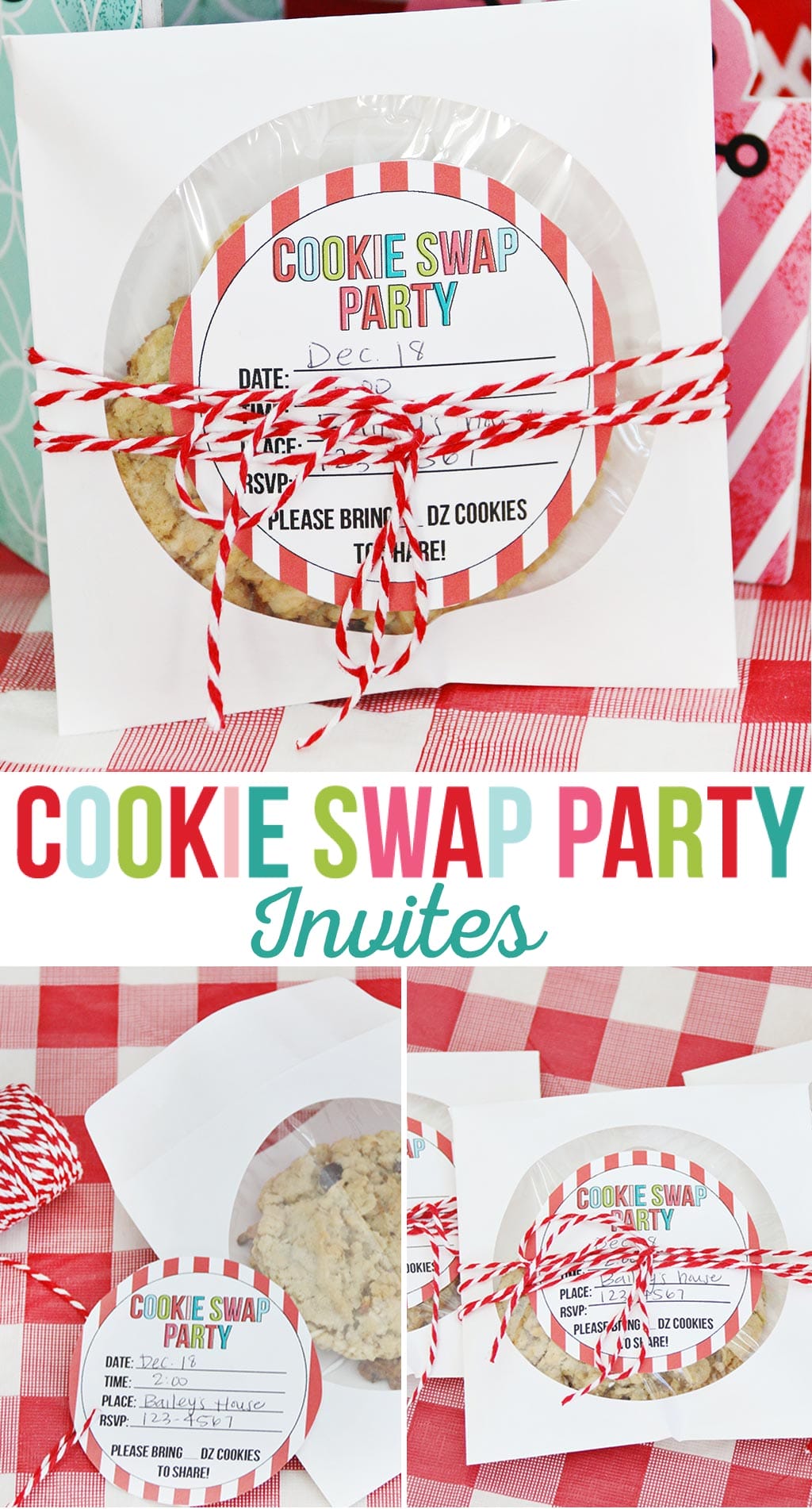 Cookie Swap Party Invite Printable